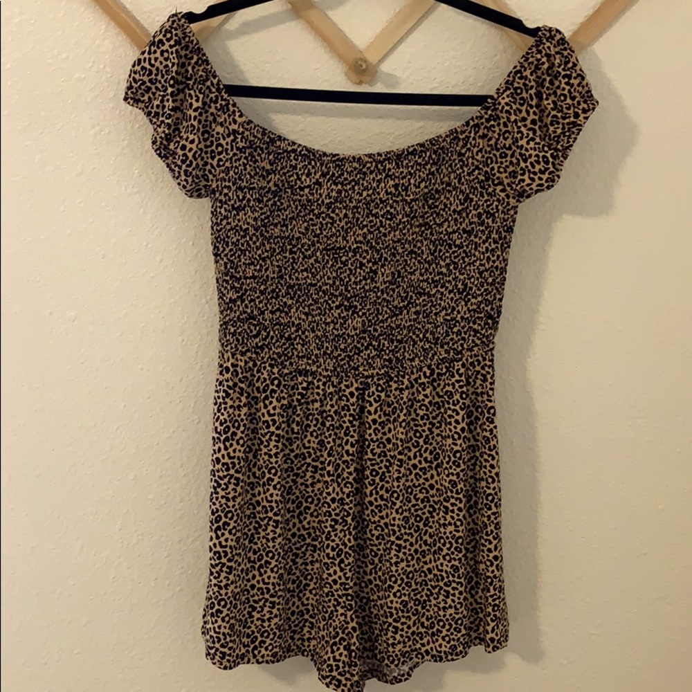 Cheetah romper
